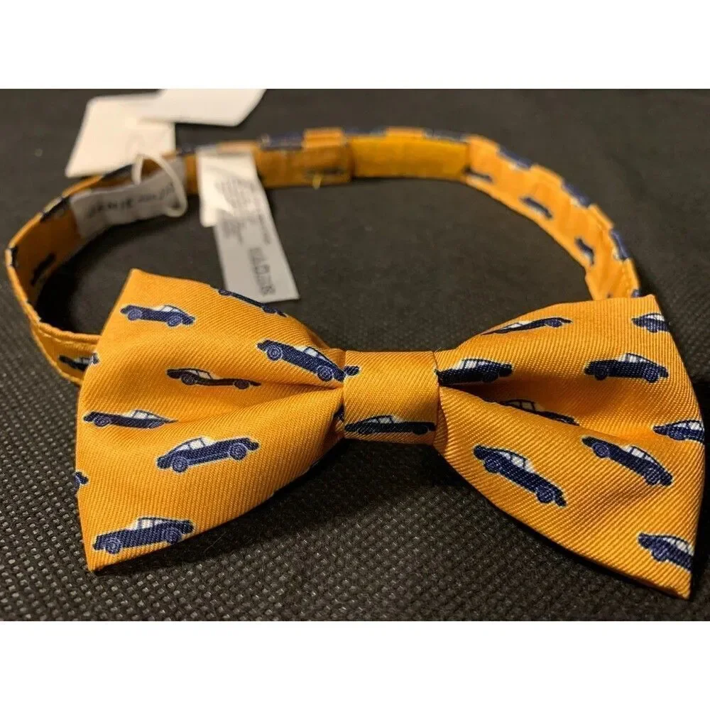 Lot of 8 Janie and Jack Boys Bowtie Car Novelty Print (5) 0-24mo (3) 6+